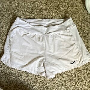 Nike Women's White Athletic Shorts